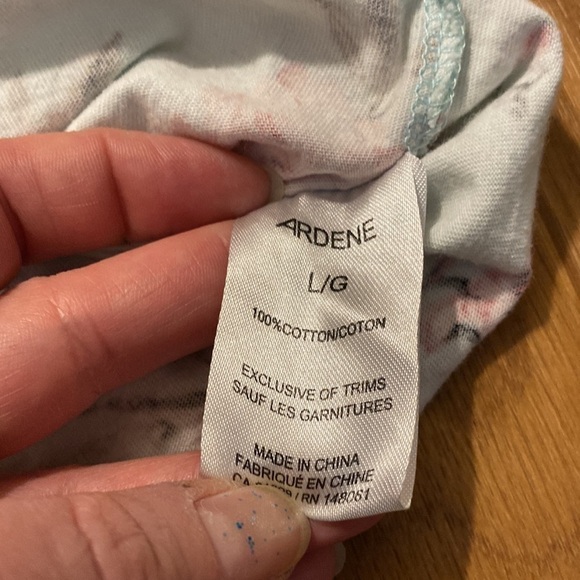 ARDENE Women’s  Long Sleeve Cropped Floral Top (Size Large) - Picture 7 of 8